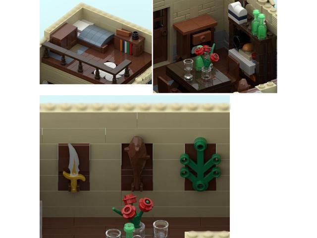 ZITIANYOUBUILD MOC-129936 Link's House with Interior & Removable Roof from Game 1648 Parts