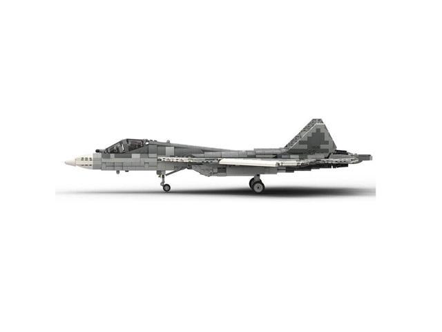 ZITIANYOUBUILD MOC-125117 Twin-engine Stealth Multirole Fighter Aircraft 1:35 Scale 1907 Parts