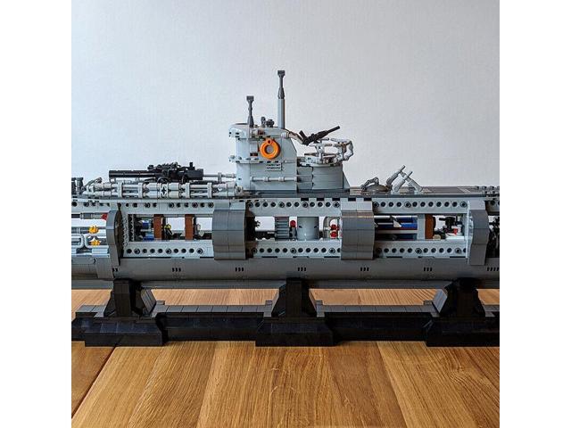 ZITIANYOUBUILD C9609 Type VII U-boat 1:55 Scale with Stand for Collection 4565 Parts