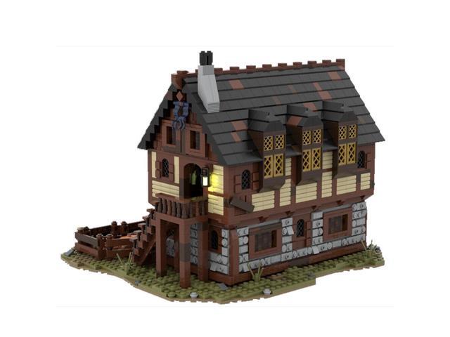 ZITIANYOUBUILD MOC-114686 Modular Building: Medieval House and Farm with Interior 3124 Parts