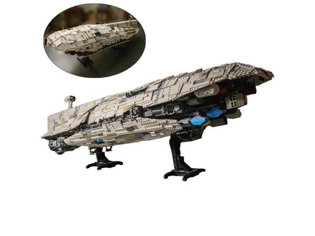 ZITIANYOUBUILD C5091 Medium Transport Ship with a Clamshell-like Hull and Stand 6669 Parts