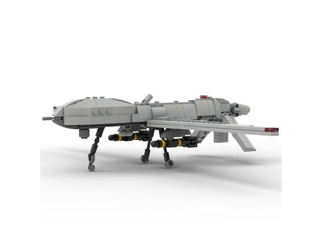ZITIANYOUBUILD Custom MOC-98327 General Atomics MQ-1 Predator 354 Parts Kids Gift for Christmas