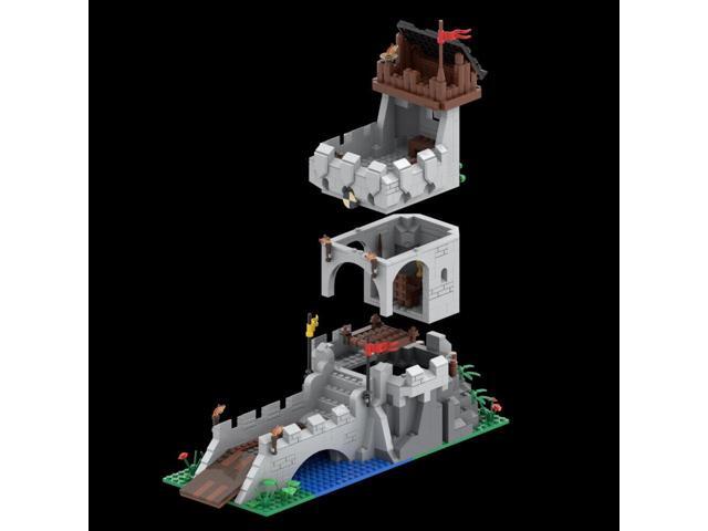 ZITIANYOUBUILD MOC-113035 A Medieval Tower Castle Model with a Bridge Modular Buiding 668 Parts