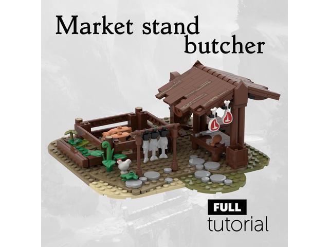 ZITIANYOUBUILD Custom MOC-78792 Medieval Butcher Model 270 Parts Kids Gift for Christmas