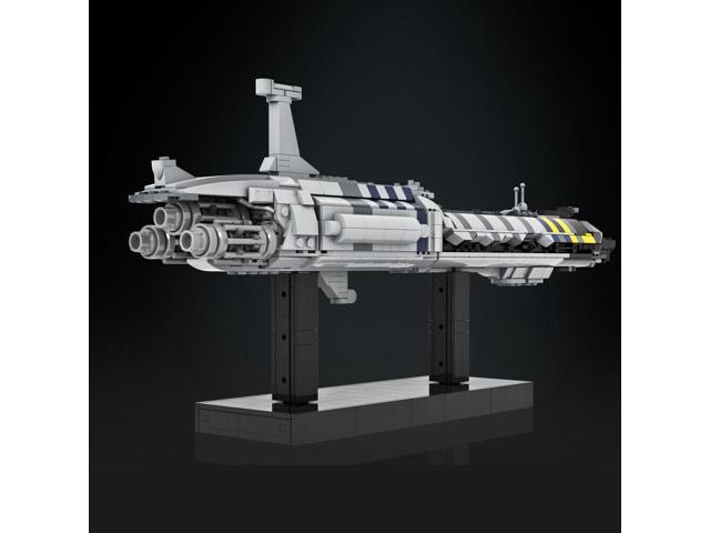 ZITIANYOUBUILD MOC-141874 Carrier / Destroyer, Cruiser Ship with Stand from Movie 1139 Parts