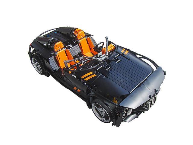 ZITIANYOUBUILD Custom MOC: C633 Concept Sports Car Convertible Model 1765 Parts