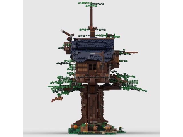 ZITIANYOUBUILD MOC-136420 Modular Building: New Life Tree House with Interior 2374 Parts