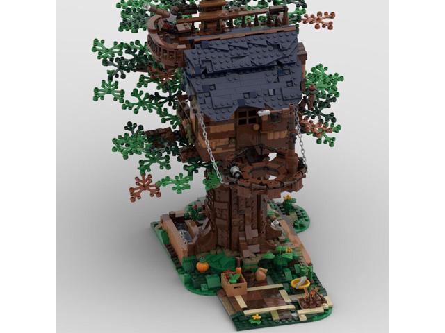 ZITIANYOUBUILD MOC-136420 Modular Building: New Life Tree House with Interior 2374 Parts