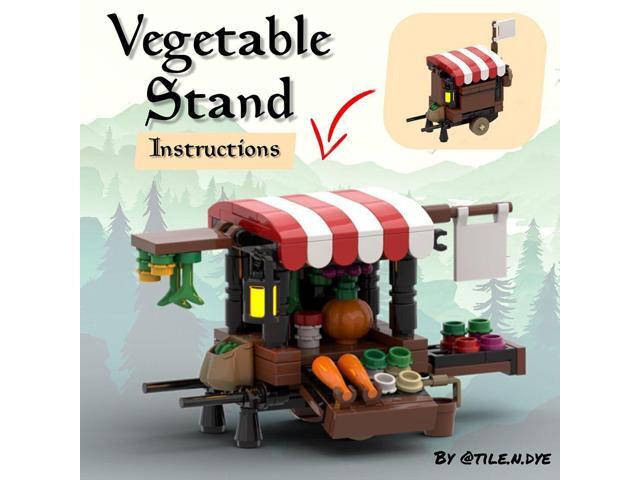 ZITIANYOUBUILD Custom MOC-114509 Medieval Vegetable Stall 189 Parts Kids Gift for Christmas