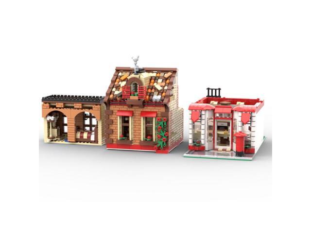 ZITIANYOUBUILD MOC-157391 Village Post Office Modular Building with Flat / Apartment 1811 Parts