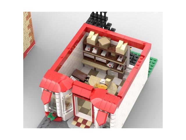 ZITIANYOUBUILD MOC-157391 Village Post Office Modular Building with Flat / Apartment 1811 Parts
