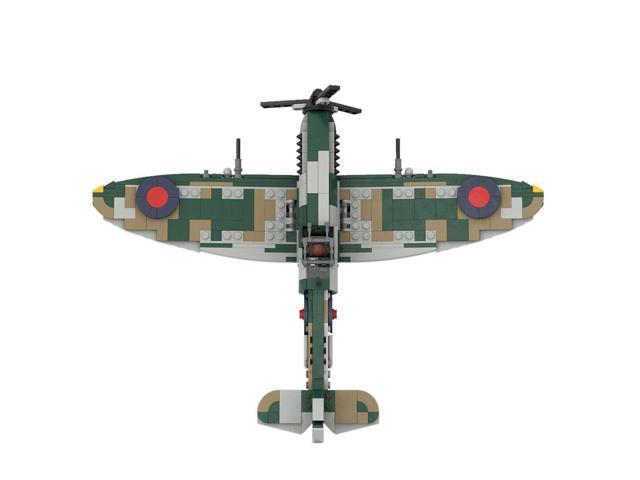 ZITIANYOUBUILD Custom MOC-125320 WW2 Supermarine SPITFIRE 454 Parts Kids Gift for Christmas