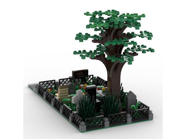 ZITIANYOUBUILD MOC-65701 CHURCH CEMETERY with Trees and Shrubs Building Toys Set 262 Parts