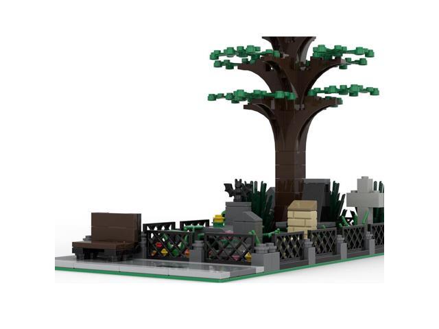 ZITIANYOUBUILD MOC-65701 CHURCH CEMETERY with Trees and Shrubs Building Toys Set 262 Parts