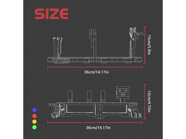 ZITIANYOUBUILD Custom MOC: MOC-24911Display Stand for 75244 Tantive IV Gift for Christmas