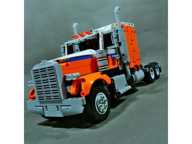 ZITIANYOUBUILD MOC-104591 Motorized Semi Truck with Motor Kit 1367 Parts from 42128 Alternative