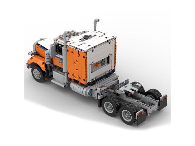 ZITIANYOUBUILD MOC-104591 Motorized Semi Truck with Motor Kit 1367 Parts from 42128 Alternative