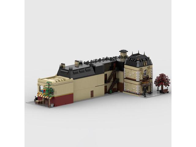 ZITIANYOUBUILD MOC-154649 Modular Old Street with 5 Buildings and a Transport Truck 13358 Parts