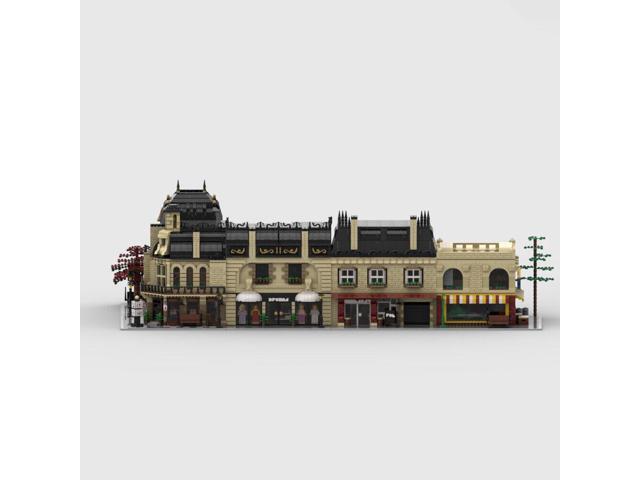 ZITIANYOUBUILD MOC-154649 Modular Old Street with 5 Buildings and a Transport Truck 13358 Parts