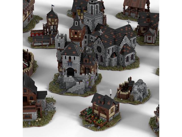 ZITIANYOUBUILD MOC-115645 Ultimate Medieval Village Bundle with 22 Modules 51593 Parts