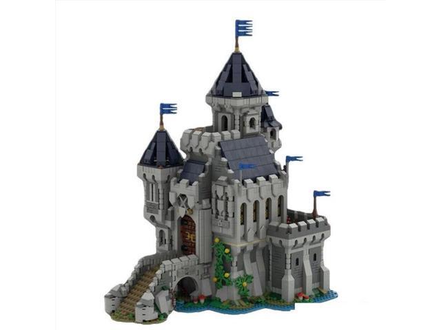 ZITIANYOUBUILD MOC-127000 Medieval Castle with Green Dragon, Drawbridge Portcullis 3892 Parts