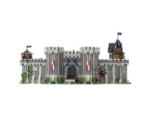 ZITIANYOUBUILD MOC-127000 Medieval Castle with Green Dragon, Drawbridge Portcullis 3892 Parts