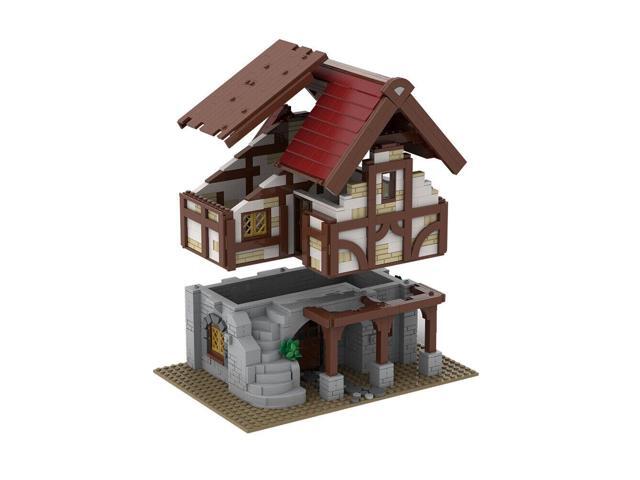 ZITIANYOUBUILD MOC-155425 Medieval House Model with Modular Floors and Roof 1325 Parts