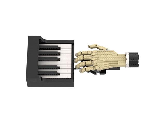 ZITIANYOUBUILD C4784 Piano and pianist's Hand Sculpture Model Building Toys 921 Parts