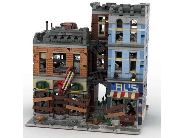 ZITIANYOUBUILD MOC-73392 Modular Destroyed Office with Pool Room / Barber Shop 2915 Parts