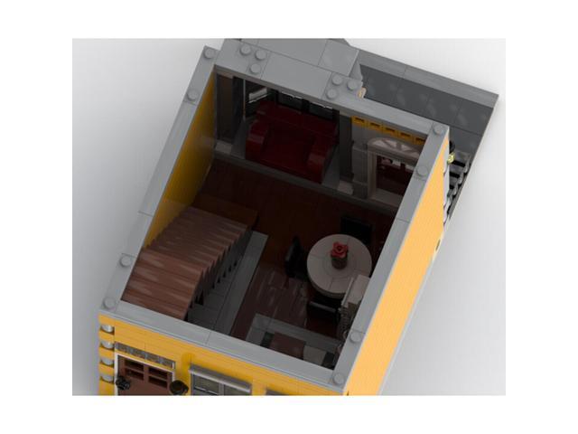 ZITIANYOUBUILD C4311 Modular Home with Interior Building Toys for Collection 2407 Parts