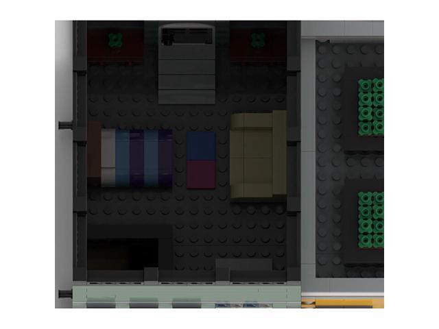 ZITIANYOUBUILD C4311 Modular Home with Interior Building Toys for Collection 2407 Parts