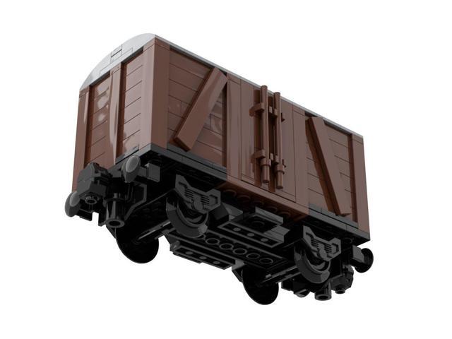ZITIANYOUBUILD Custom MOC-78696 7 Stud Wide Old Style Box Car 2 Axis Train 314 Parts Kids Gift