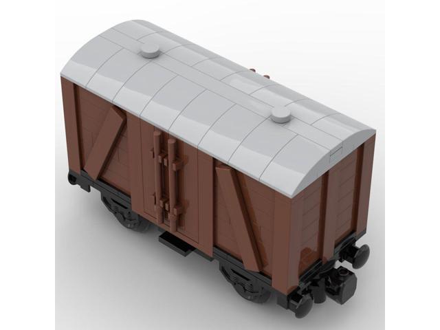 ZITIANYOUBUILD Custom MOC-78696 7 Stud Wide Old Style Box Car 2 Axis Train 314 Parts Kids Gift