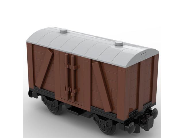 ZITIANYOUBUILD Custom MOC-78696 7 Stud Wide Old Style Box Car 2 Axis Train 314 Parts Kids Gift