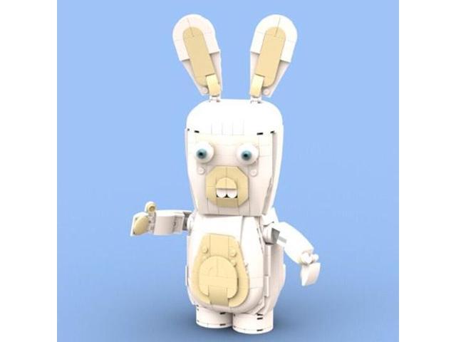 ZITIANYOUBUILD MOC-148053 Screaming Bunny Rabbit Sculptures Building Toys Set 913 Parts Gift