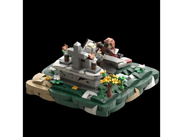 ZITIANYOUBUILD MOC-153098 Stone Altar and Knight Miniature Scene Building Toys Set 654 Parts