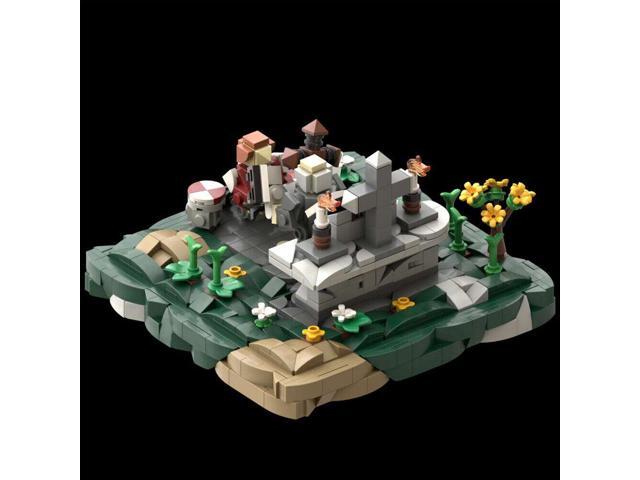 ZITIANYOUBUILD MOC-153098 Stone Altar and Knight Miniature Scene Building Toys Set 654 Parts