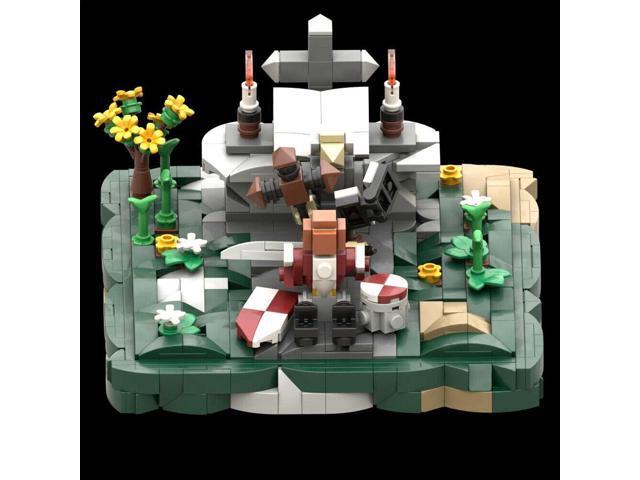 ZITIANYOUBUILD MOC-153098 Stone Altar and Knight Miniature Scene Building Toys Set 654 Parts
