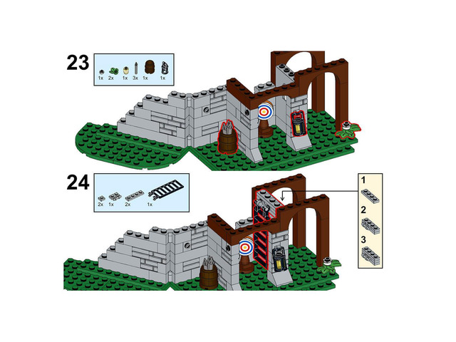 ZITIANYOUBUILD Custom Medieval Modular Archery Range MOC-82064 306 Parts Gift for Christmas