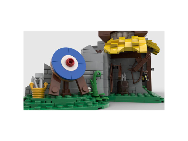 ZITIANYOUBUILD Custom Medieval Modular Archery Range MOC-82064 306 Parts Gift for Christmas