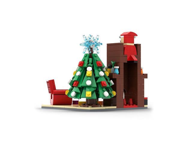 ZITIANYOUBUILD Custom MOC: C7414 Christmas Fireplace Scenes 359 Parts Gift for Kids