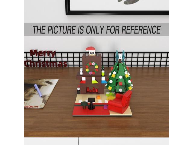 ZITIANYOUBUILD Custom MOC: C7414 Christmas Fireplace Scenes 359 Parts Gift for Kids