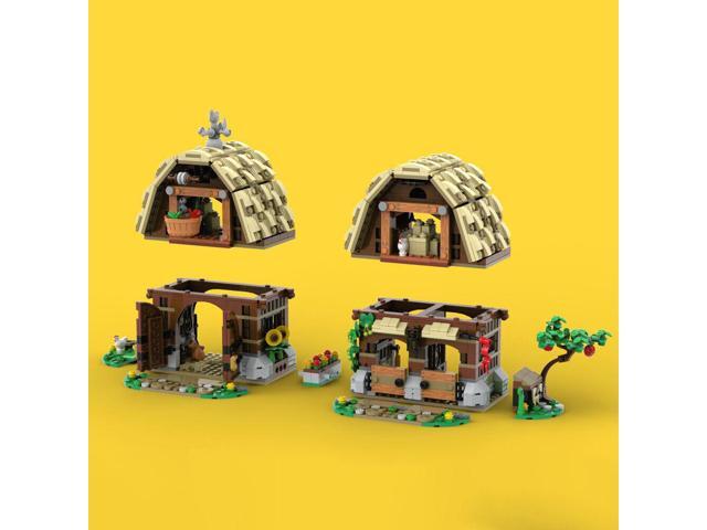 ZITIANYOUBUILD MOC-162111 Modular Building: Mill Village for Medieval Castle 1728 Parts