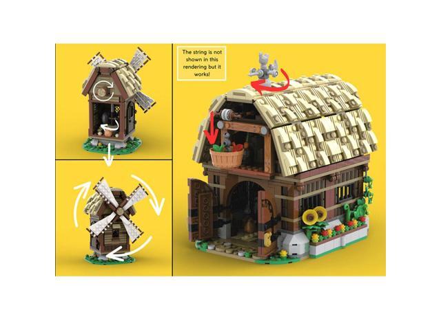 ZITIANYOUBUILD MOC-162111 Modular Building: Mill Village for Medieval Castle 1728 Parts