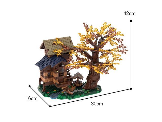 ZITIANYOUBUILD C5257 Modular Building: Arcadian Hut with Interior and Tree 2216 Parts