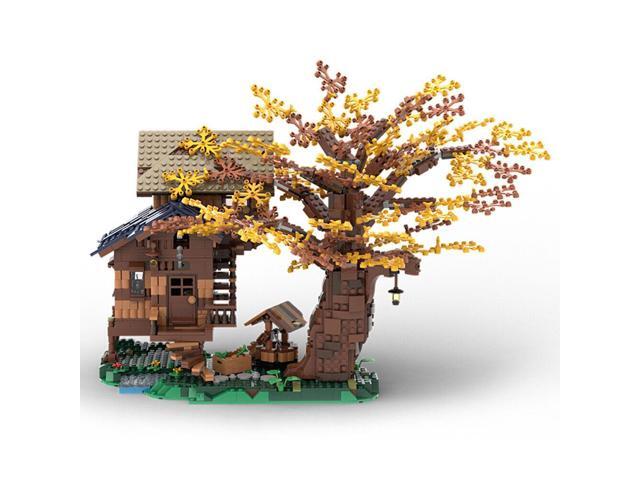 ZITIANYOUBUILD C5257 Modular Building: Arcadian Hut with Interior and Tree 2216 Parts