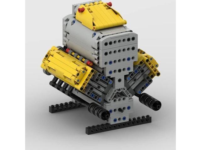 ZITIANYOUBUILD MOC-60662 V8 Engine with Roots Supercharger, Camshaft & Covers 945 Parts