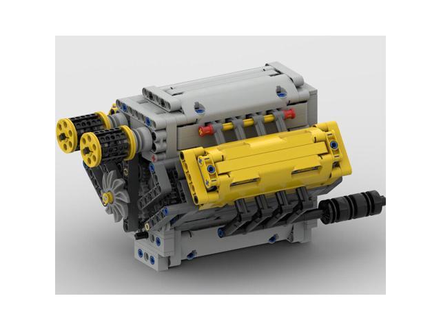 ZITIANYOUBUILD MOC-54607 V8 Engine with Natural Aspiration, Camshaft & Covers 770 Parts