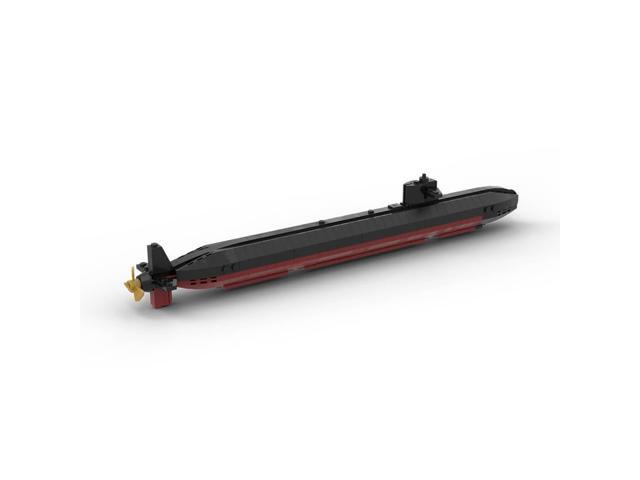 ZITIANYOUBUILD Custom MOC-178041 Los Angeles Nuclear Submarine Building Block Set 306 Parts