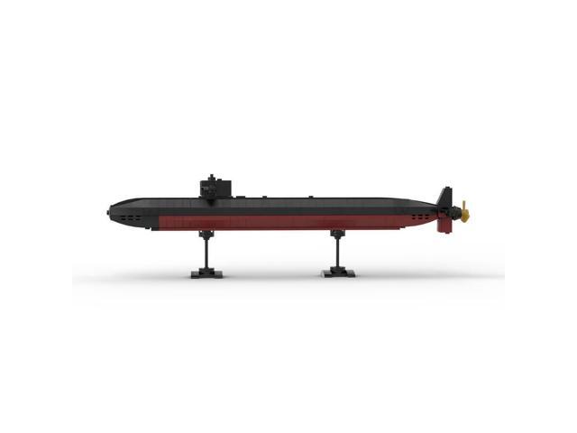 ZITIANYOUBUILD Custom MOC-178041 Los Angeles Nuclear Submarine Building Block Set 306 Parts